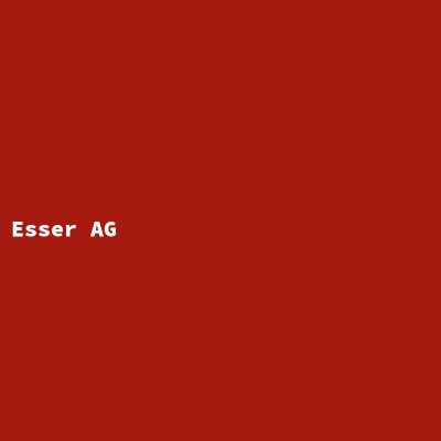 Hersteller: Esser AG