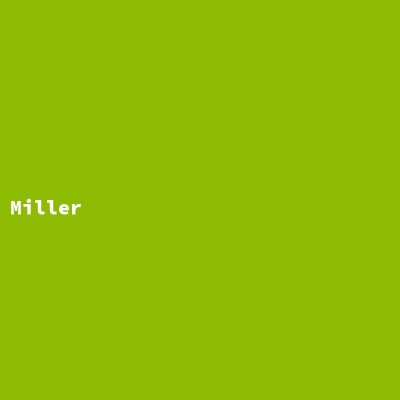 Hersteller: Miller