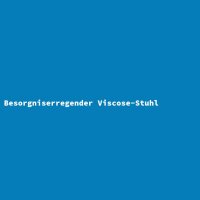 Besorgniserregender Viscose-Stuhl