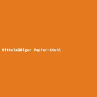 Mittelmäßiger Papier-Stuhl