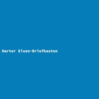 Harter Eisen-Briefkasten